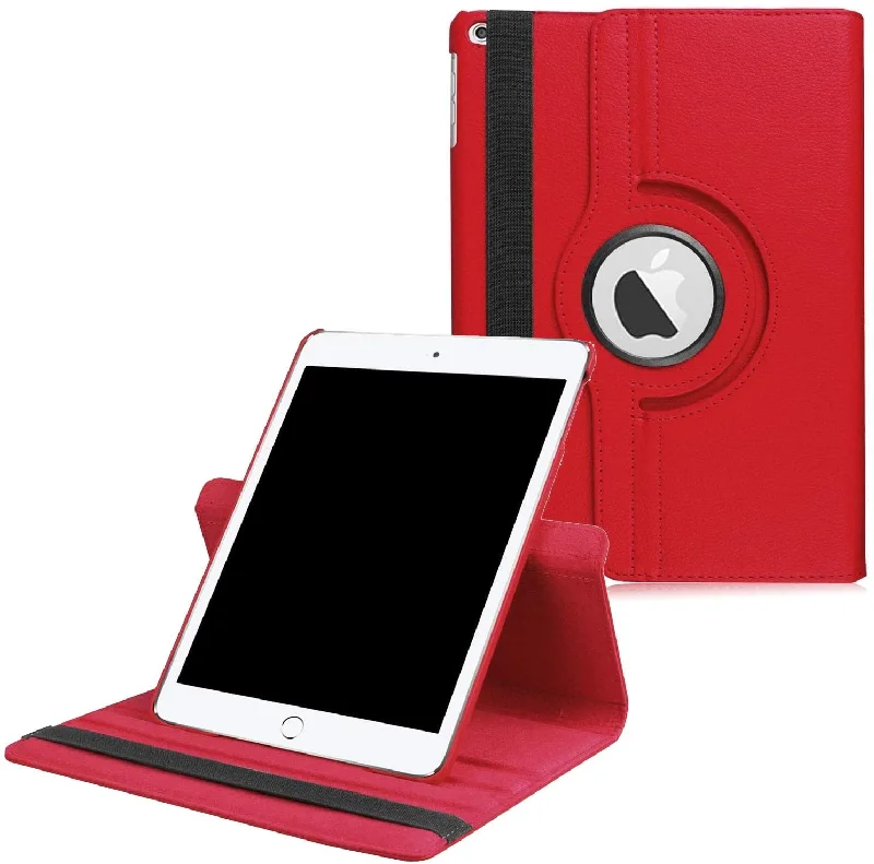 Rotating Case for New iPad 8th Gen (2020) / 7th Generation (2019) 10.2 Inch,360 Degree Rotating Stand Smart Cover with Auto Sleep Wake for New iPad 10.2" Case - Red