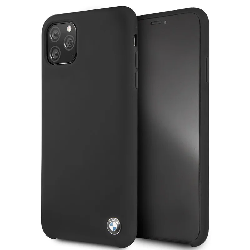 iPhone 11 Pro Max - Silicone Black Signature Collection Metal Logo - BMW