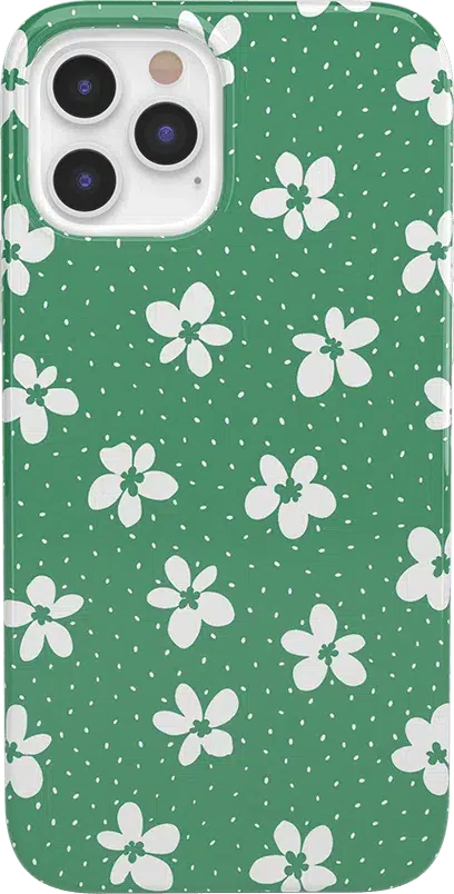 Flower My World | Jade Green Floral Case