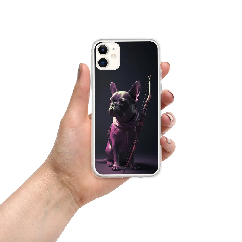 Frenchie Elegance iPhone Case - High-Quality Protection with a Touch of Style