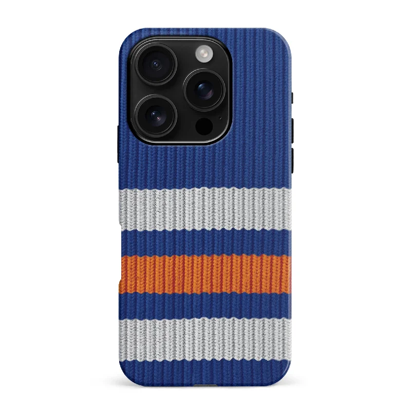 Hockey Sock Phone Case - Edmonton Oilers Home