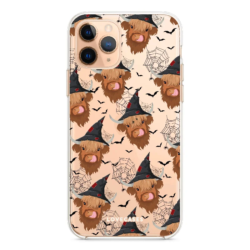 Hugo the Halloween Highland Cow Phone Case