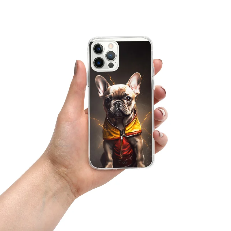 Sophisticated Frenchie Portrait iPhone Case - Top-notch Selection for Pooch Admirers