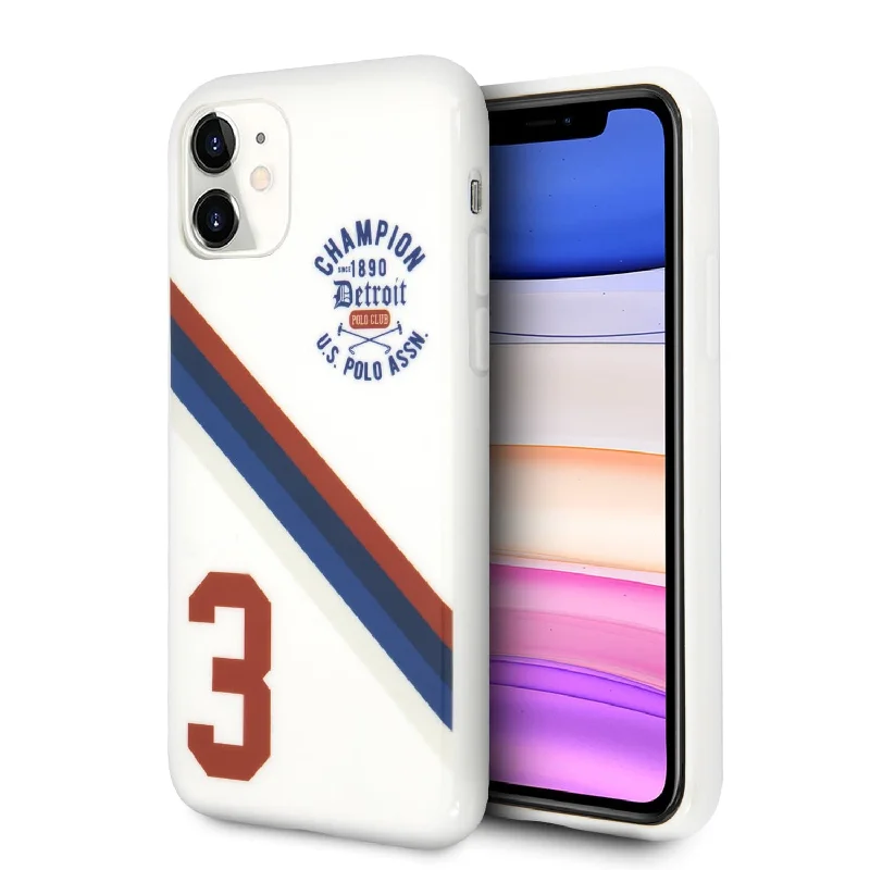 iPhone 11 - Hard Case White Detroit 3 - U.S. Polo Assn.