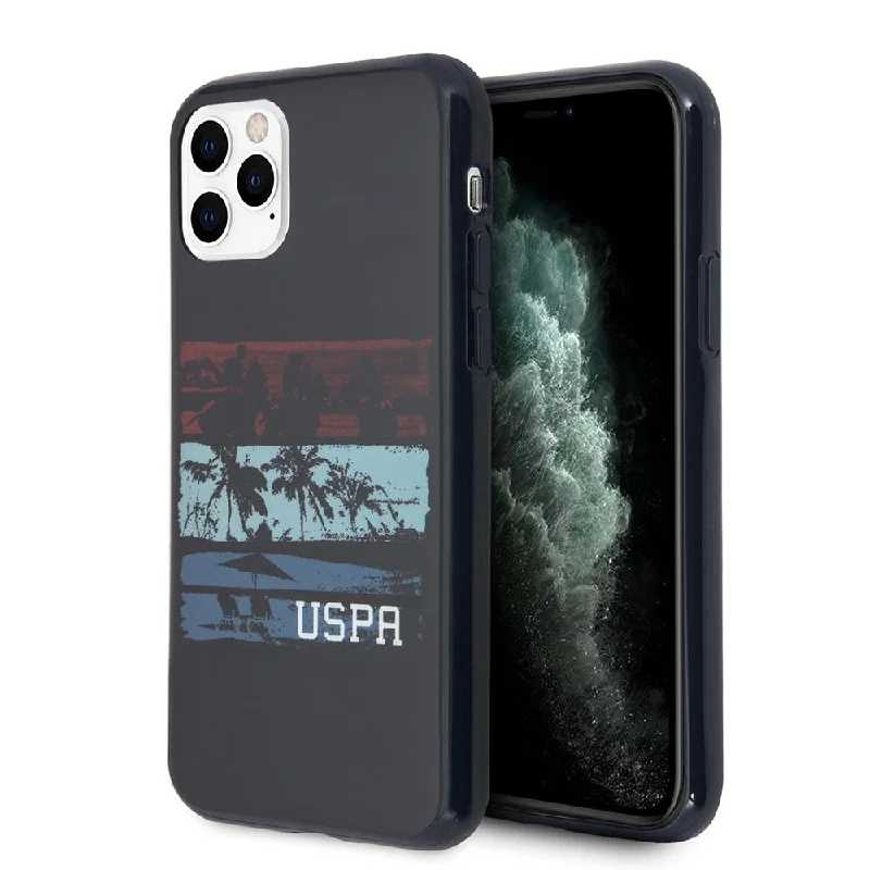 iPhone 11 Pro - Hard Case Blue Summer Design - U.S. Polo Assn.