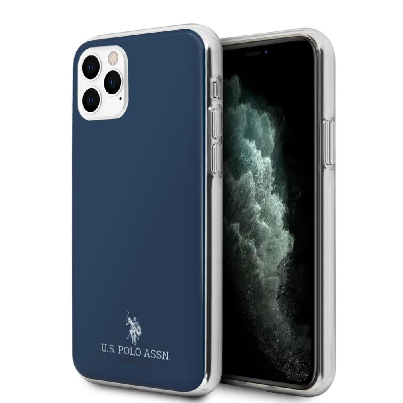 iPhone 11 Pro - Hard Case Blue Small Horse Logo - U.S. Polo Assn.