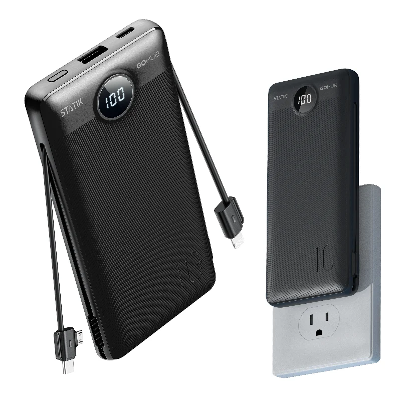 GoHub™ Black | Universal Power Bank