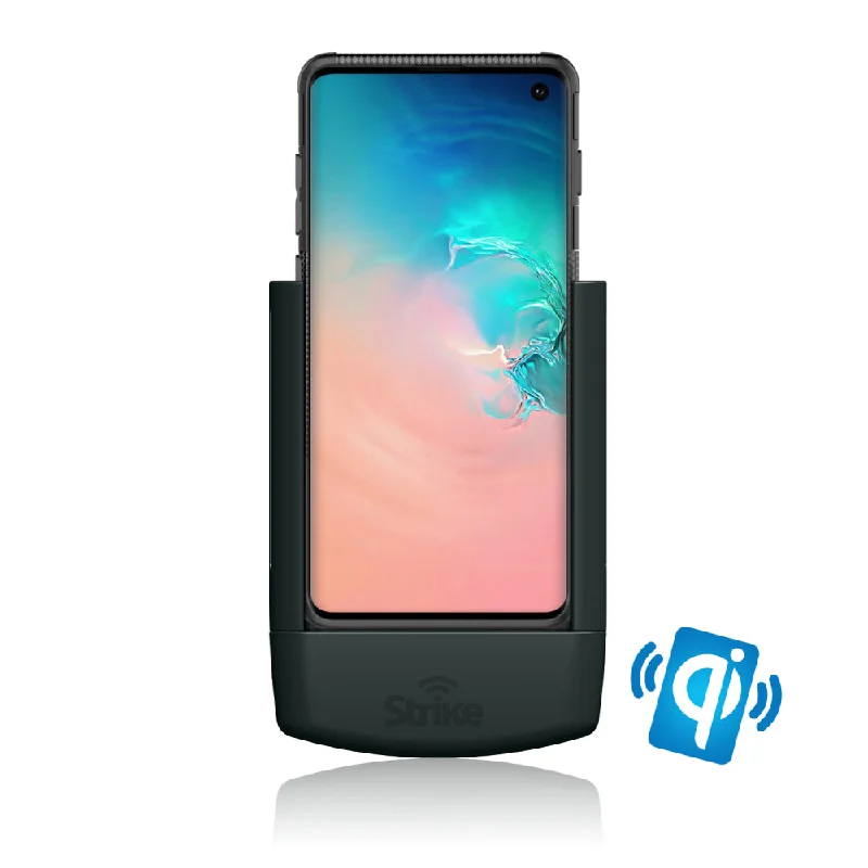 Samsung Galaxy S10 Wireless Charging Car Cradle for Strike Rugged Case