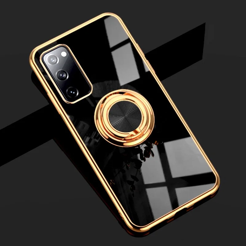 Luxury Royal Plating Ring Holder Phone Case For Samsung