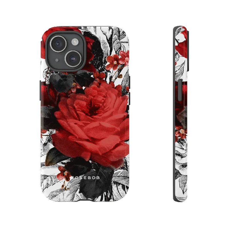 Cheruse Gothic Flower - Protective Phone Case